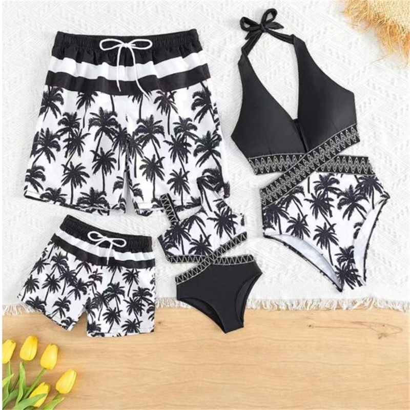 Plant Parent Costume - ฤดูร้อนบิกินี่แม่ลูกสาวพ่อลูกชายชุดว่ายน้ําเด็กครอบครัวว่ายน้ําเครื่องแต่งกายครอบครัว Beach Sunny ชุดว่ายน้ํา