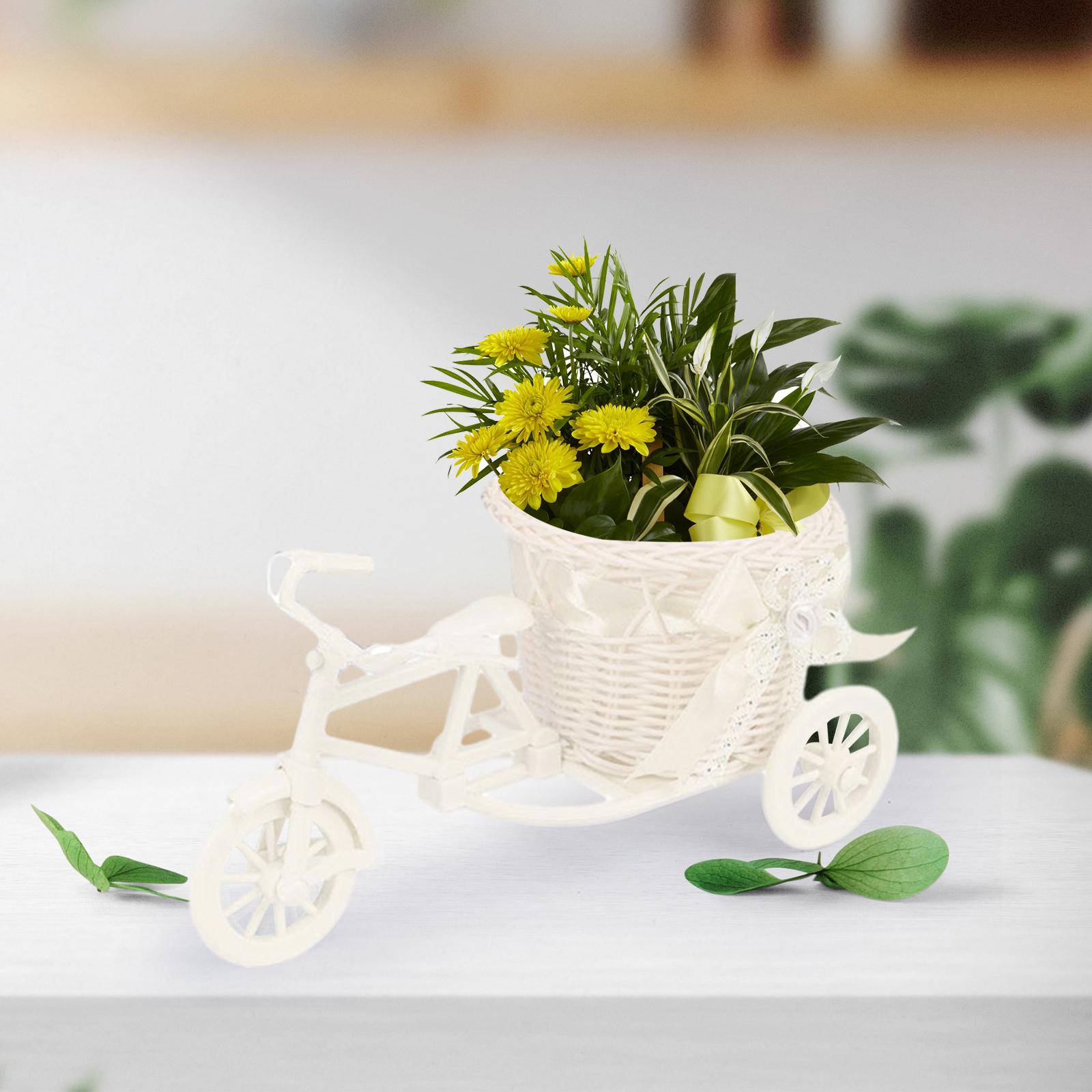 ตะกร้าดอกไม้ประดิษฐ์สำหรับจักร - Plant Parents บทวิจารณ์และราคา