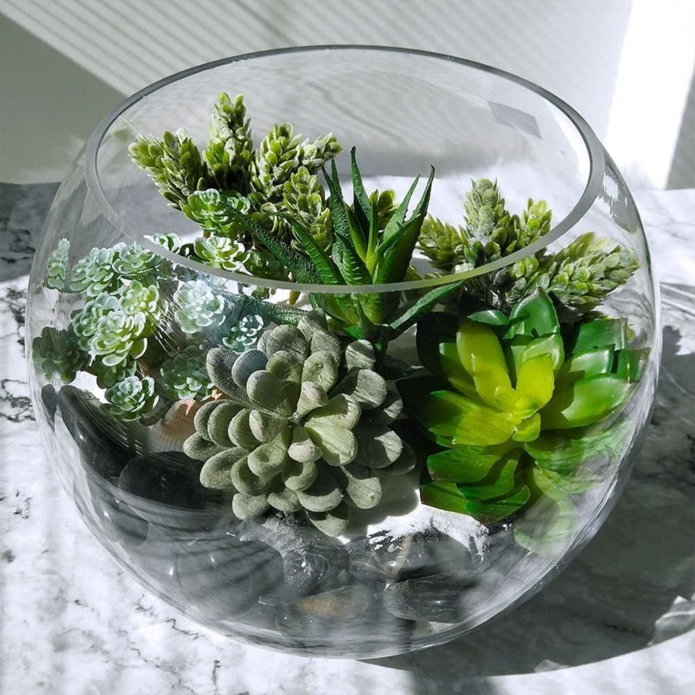 15ชิ้นของตกแต่งพืชอิ่มน้ำปลอมพ - String Of Pearls Plant บทวิจารณ์และราคา