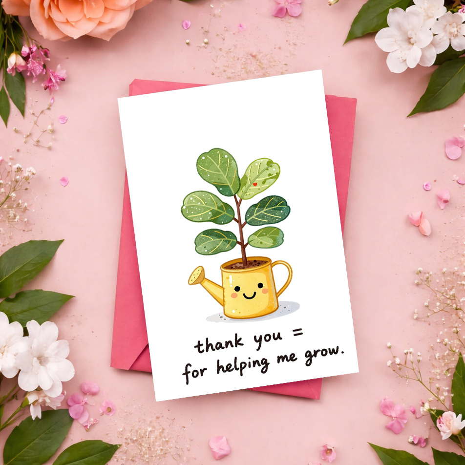 การ์ดขอบคุณแสนหวานและอบอุ่น 1  - Plant Parents บทวิจารณ์และราคา