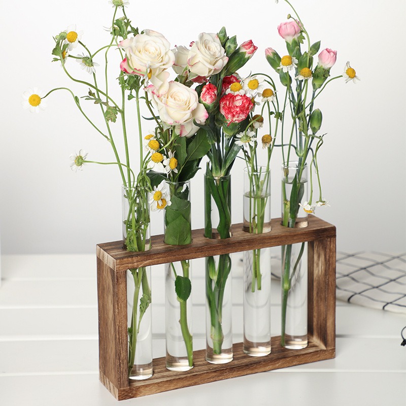 5 หลอดแก้ว Hydroponic Planter  - Plant Parents บทวิจารณ์และราคา