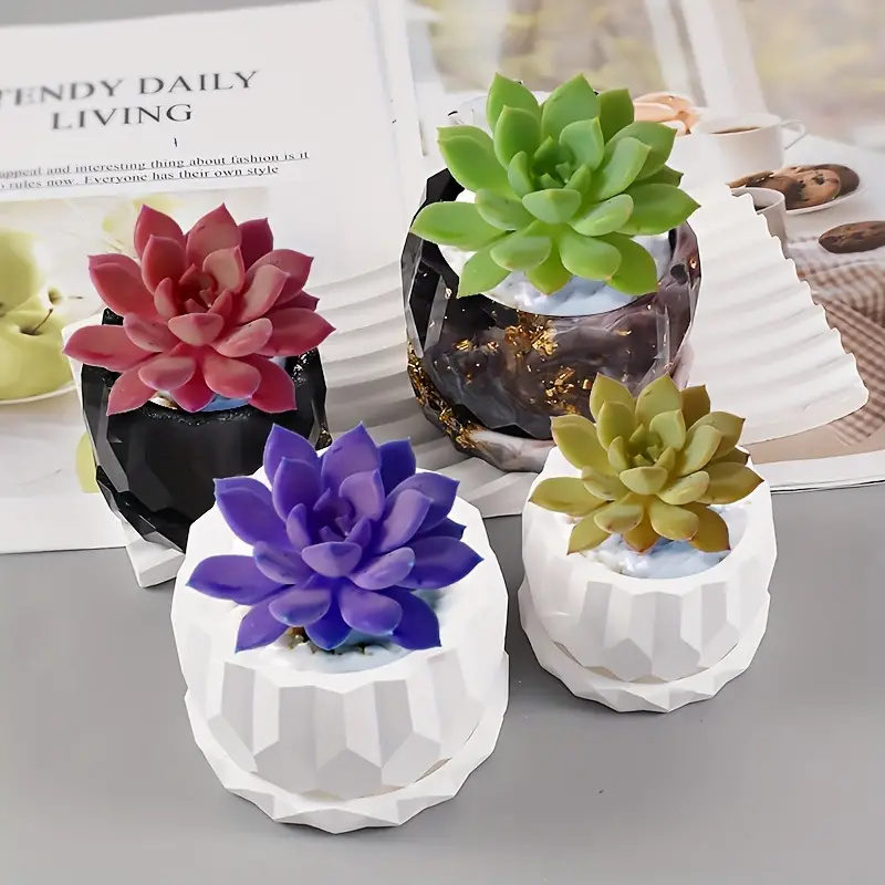 1 ชุดซิลิโคน Planter แม่พิมพ์ส - Plant Parents บทวิจารณ์และราคา