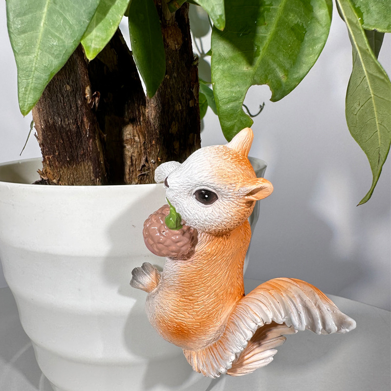 2pcs Creative กระรอกแขวนสวนกลา - Plant Parents บทวิจารณ์และราคา