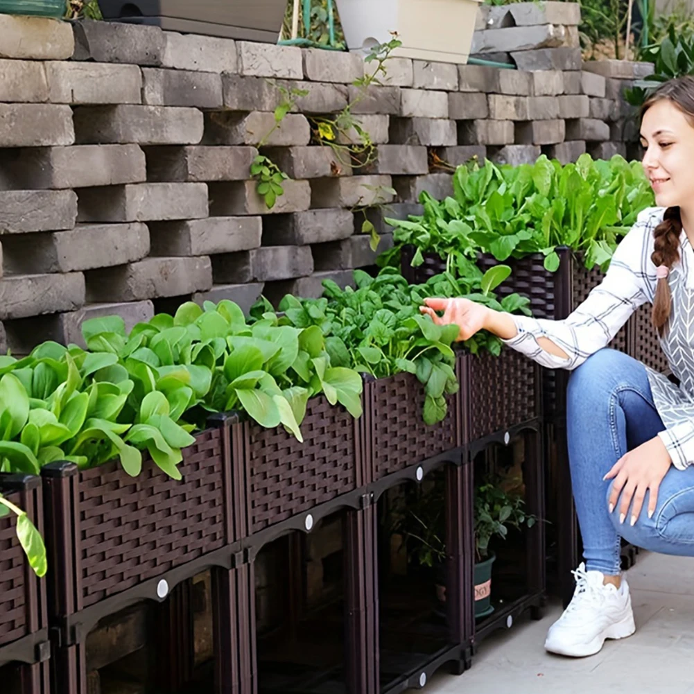 ขนาดใหญ่ความจุเตียงสวนผักกล่อง - Plant Parents บทวิจารณ์และราคา