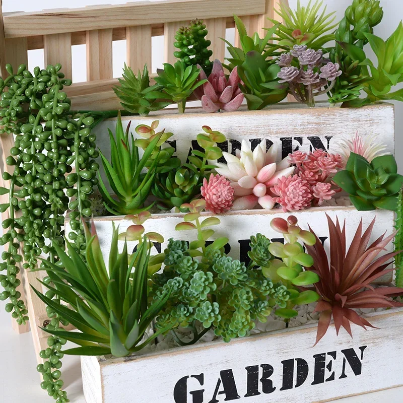 10/20 ชิ้น พีวีซี ต้นไม้จำลอง  - String Of Pearls Plant บทวิจารณ์และราคา